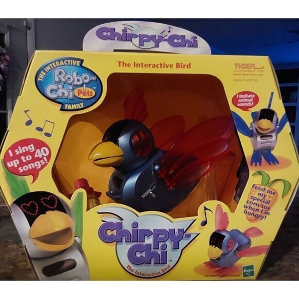 VTG Chirpy-Chi The Interactive Bird 2001 Sega Toys‎ Hasbro Tiger Electronics New